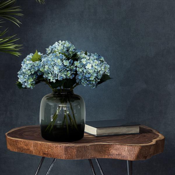 [Brand/Company Name] [Plant/Flower Type] and [Plant/Flower Type] set in [Material/Color] pot on [Material/Color] tray.