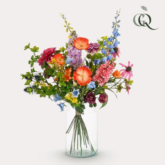 [Brand/Company Name] [Plant/Flower Type] and [Plant/Flower Type] set in [Material/Color] pot on [Material/Color] tray.