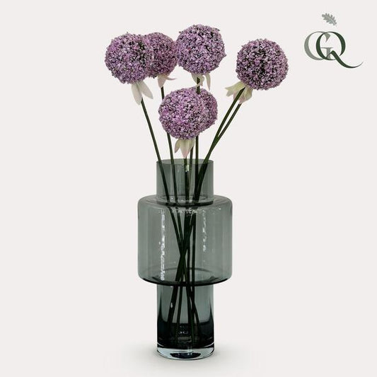 [Brand/Company Name] [Plant/Flower Type] and [Plant/Flower Type] set in [Material/Color] pot on [Material/Color] tray.