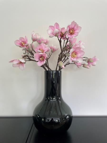 [Brand/Company Name] [Plant/Flower Type] and [Plant/Flower Type] set in [Material/Color] pot on [Material/Color] tray.