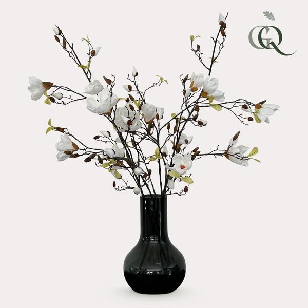 [Brand/Company Name] [Plant/Flower Type] and [Plant/Flower Type] set in [Material/Color] pot on [Material/Color] tray.