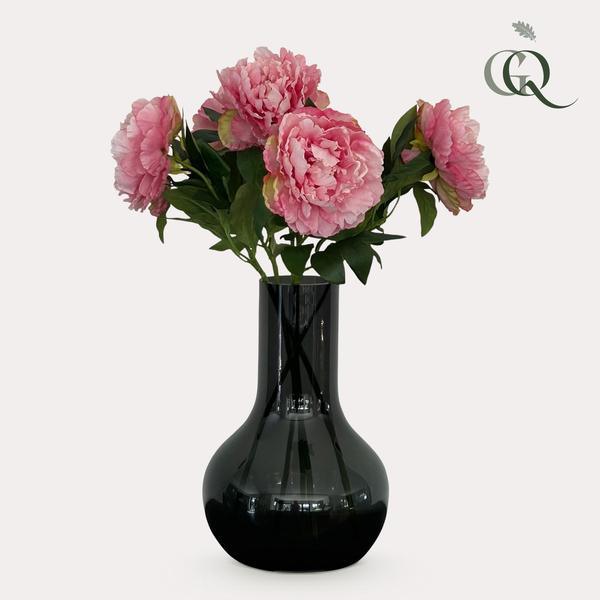 [Brand/Company Name] [Plant/Flower Type] and [Plant/Flower Type] set in [Material/Color] pot on [Material/Color] tray.