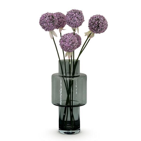 [Brand/Company Name] [Plant/Flower Type] and [Plant/Flower Type] set in [Material/Color] pot on [Material/Color] tray.