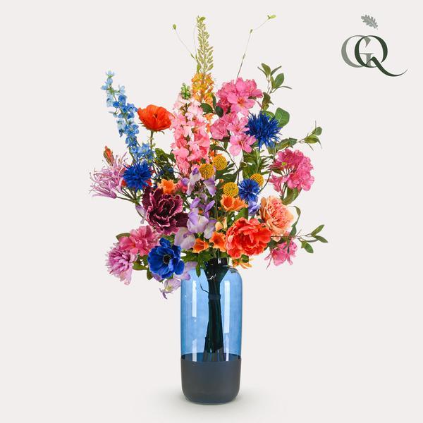 [Brand/Company Name] [Plant/Flower Type] and [Plant/Flower Type] set in [Material/Color] pot on [Material/Color] tray.