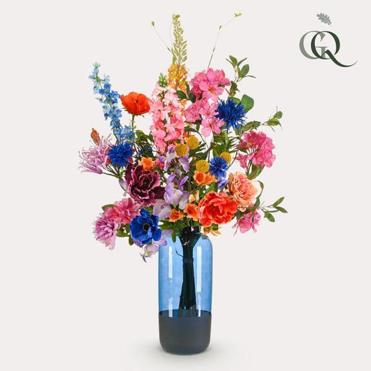 [Brand/Company Name] [Plant/Flower Type] and [Plant/Flower Type] set in [Material/Color] pot on [Material/Color] tray.