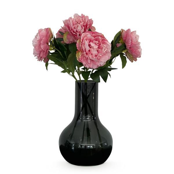 [Brand/Company Name] [Plant/Flower Type] and [Plant/Flower Type] set in [Material/Color] pot on [Material/Color] tray.