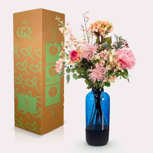 [Brand/Company Name] [Plant/Flower Type] and [Plant/Flower Type] set in [Material/Color] pot on [Material/Color] tray.