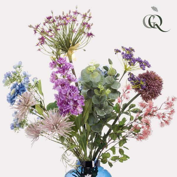 [Brand/Company Name] [Plant/Flower Type] and [Plant/Flower Type] set in [Material/Color] pot on [Material/Color] tray.