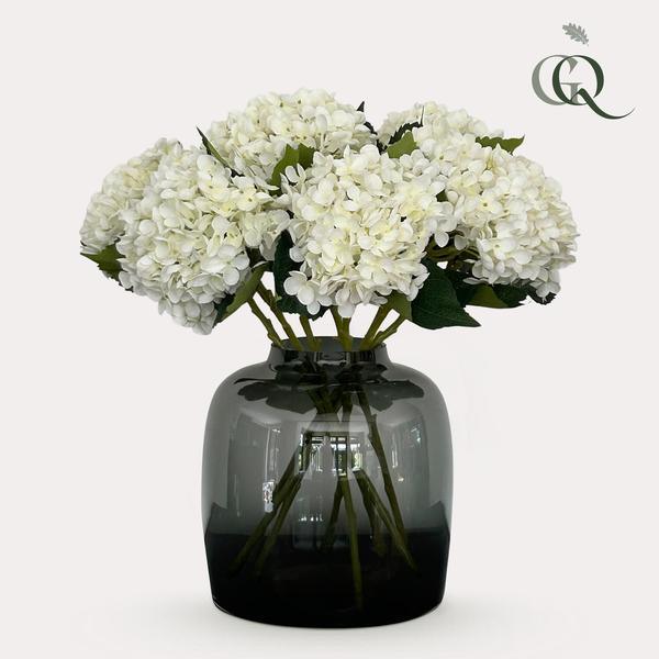 [Brand/Company Name] [Plant/Flower Type] and [Plant/Flower Type] set in [Material/Color] pot on [Material/Color] tray.