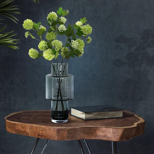 [Brand/Company Name] [Plant/Flower Type] and [Plant/Flower Type] set in [Material/Color] pot on [Material/Color] tray.