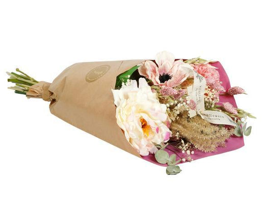 [Brand/Company Name] [Plant/Flower Type] and [Plant/Flower Type] set in [Material/Color] pot on [Material/Color] tray.