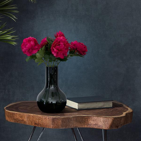 [Brand/Company Name] [Plant/Flower Type] and [Plant/Flower Type] set in [Material/Color] pot on [Material/Color] tray.