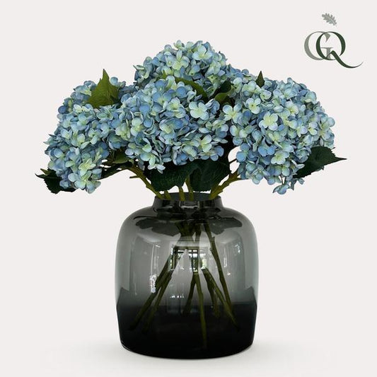 [Brand/Company Name] [Plant/Flower Type] and [Plant/Flower Type] set in [Material/Color] pot on [Material/Color] tray.