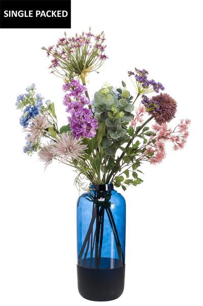 [Brand/Company Name] [Plant/Flower Type] and [Plant/Flower Type] set in [Material/Color] pot on [Material/Color] tray.