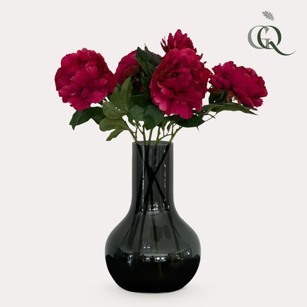 [Brand/Company Name] [Plant/Flower Type] and [Plant/Flower Type] set in [Material/Color] pot on [Material/Color] tray.
