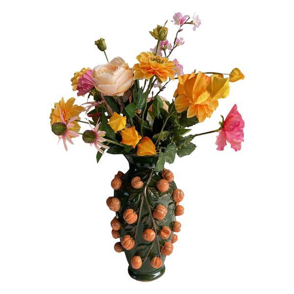 [Brand/Company Name] [Plant/Flower Type] and [Plant/Flower Type] set in [Material/Color] pot on [Material/Color] tray.