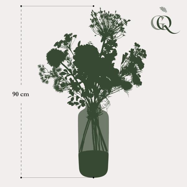[Brand/Company Name] [Plant/Flower Type] and [Plant/Flower Type] set in [Material/Color] pot on [Material/Color] tray.
